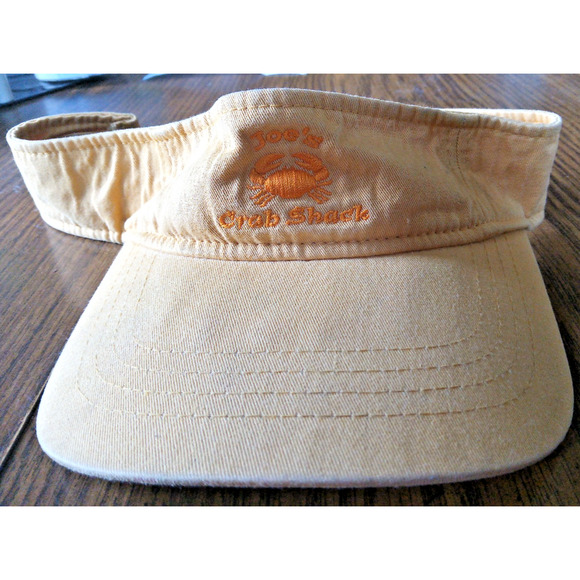 Joe's Crab Shack Yellow Stapback Summer Visor - Picture 1 of 3